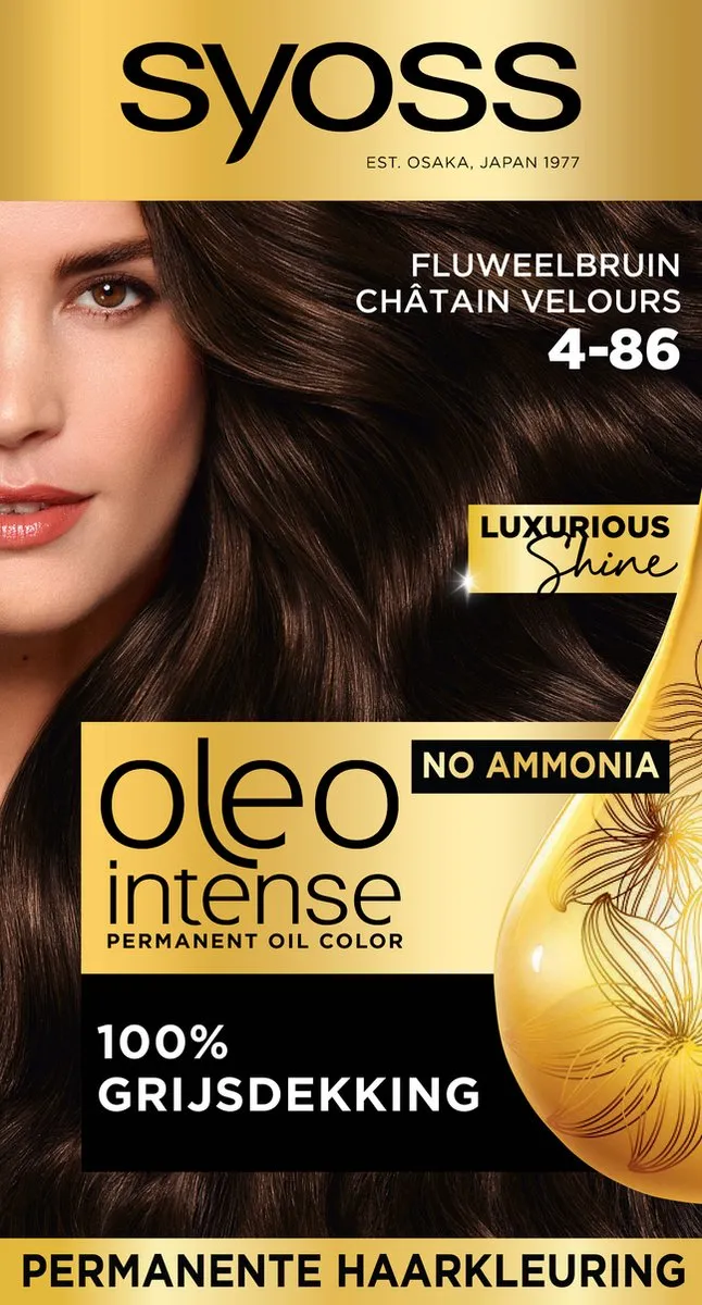 SYOSS Oleo Intense 4-86 Haarverf Fluweelbruin