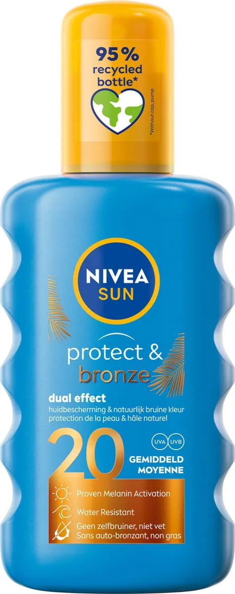 NIVEA SUN Protect & Bronze Zonnebrandspray SPF 20 200ml
