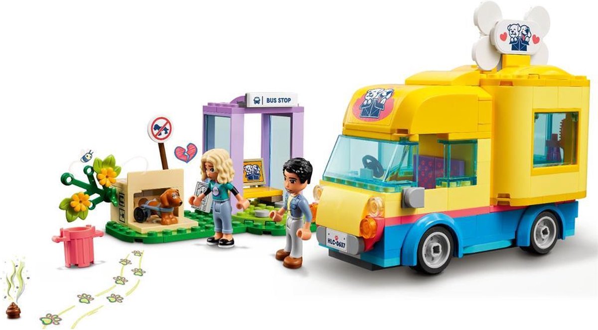 LEGO Friends Honden reddingsvoertuig, Dieren Speelset voor Kinderen vanaf 6 Jaar - 41741