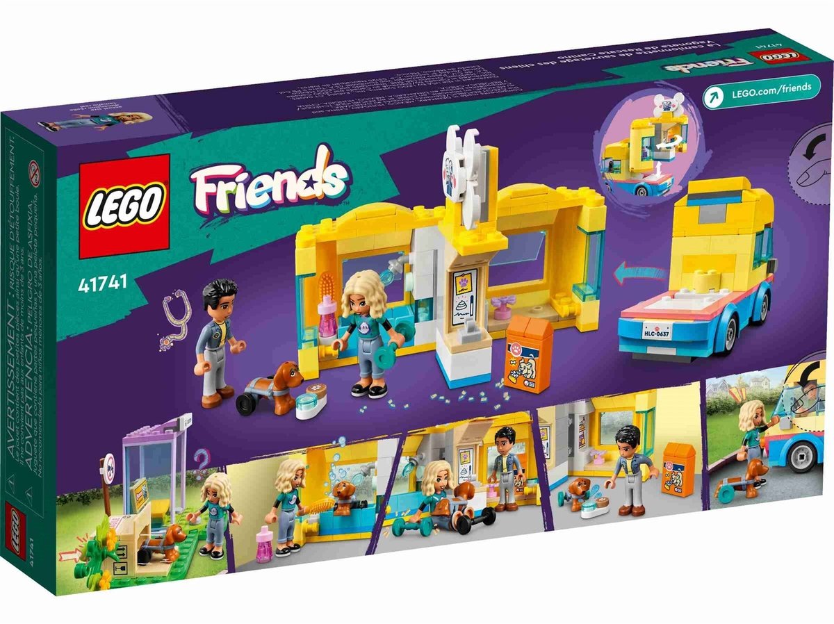 LEGO Friends Honden reddingsvoertuig, Dieren Speelset voor Kinderen vanaf 6 Jaar - 41741