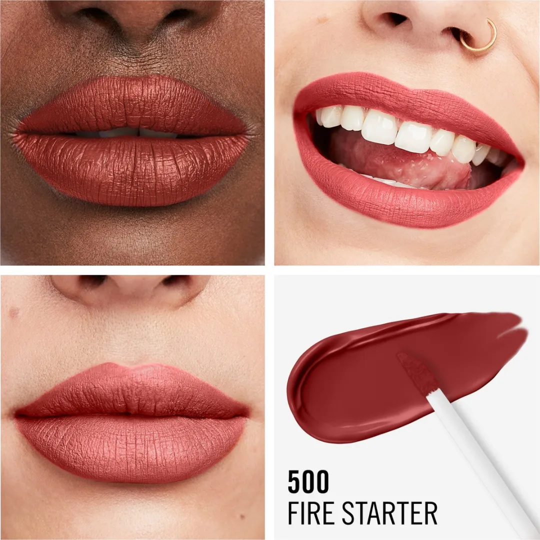 Rimmel London LASTING MEGA MATTE Lippenstift #500 Fire Starter - 7.4ml