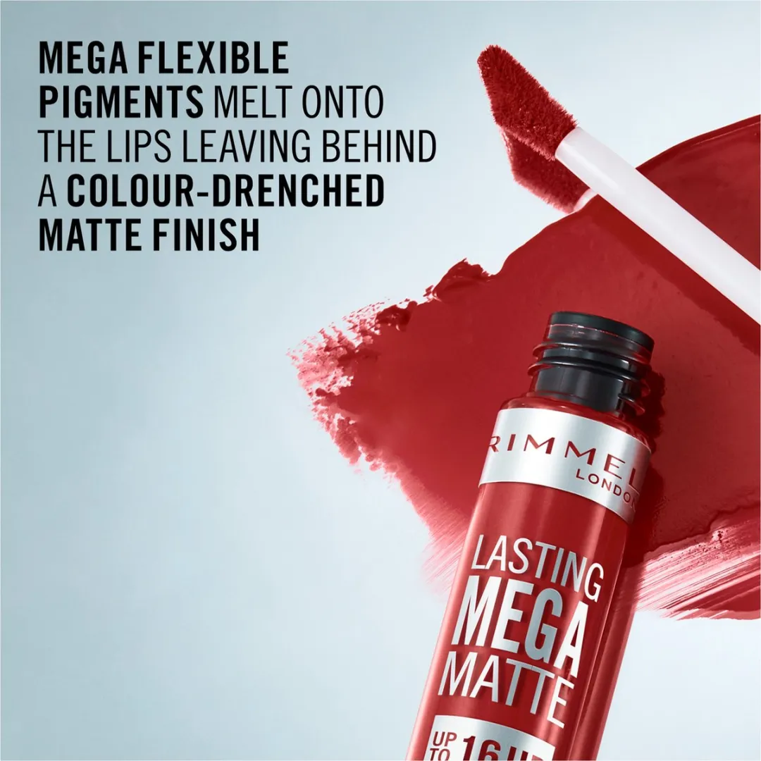 Rimmel London LASTING MEGA MATTE Lippenstift #500 Fire Starter - 7.4ml