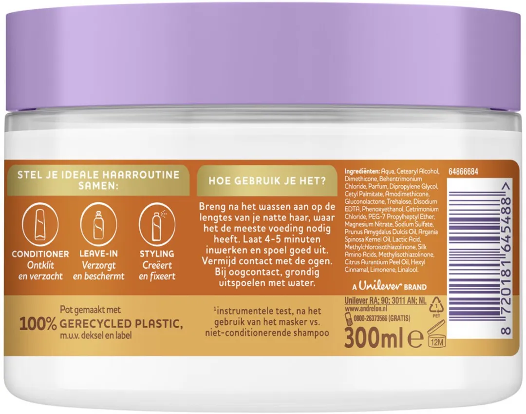 Andrélon Oil & Care Haarmasker 300ml - 15 Stuks