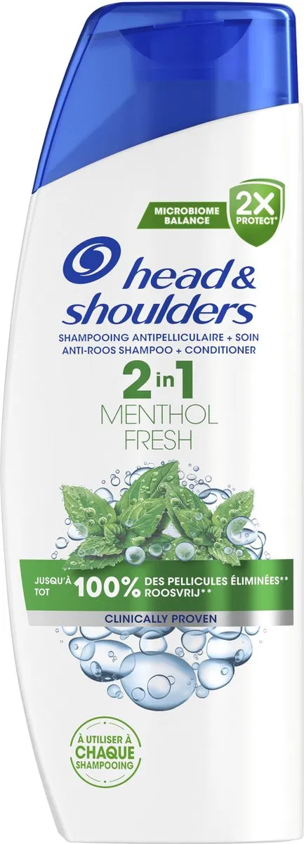 Head & Shoulders Menthol Fresh 2-in-1 Shampoo - 6x300ml