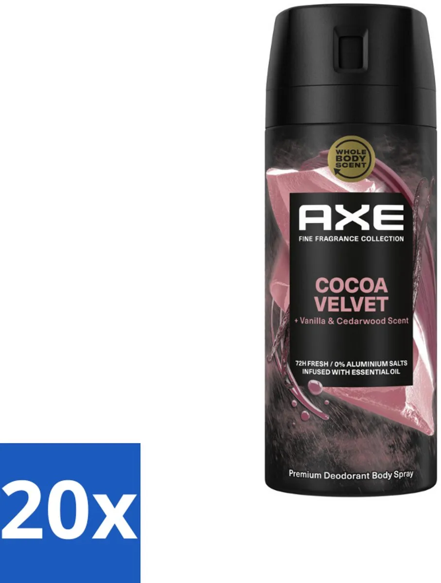 Axe Cocoa Velvet Deodorant 150ml
