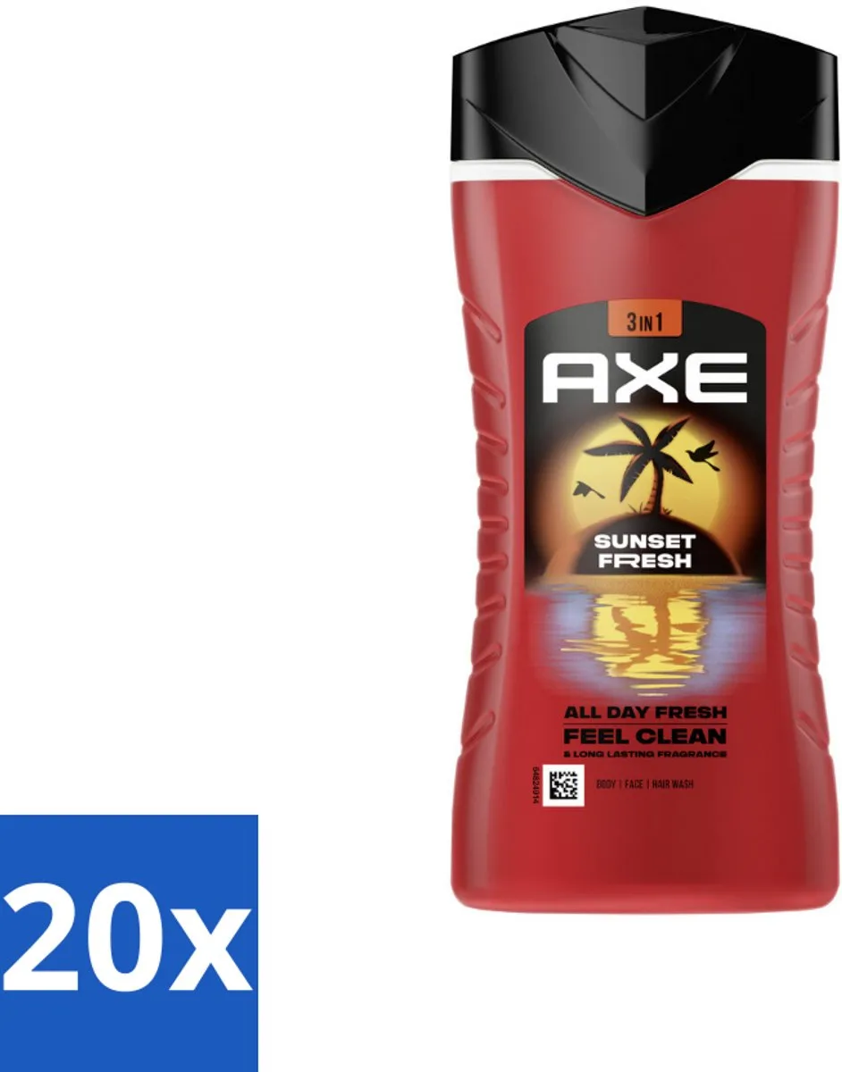 Axe Sunset Fresh 3-in-1 Douchegel 250ml