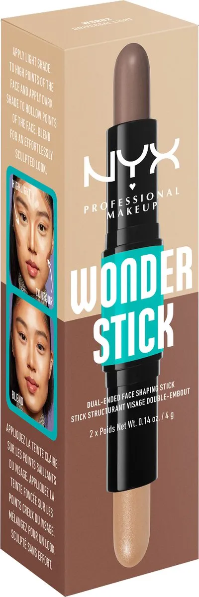 NYX Wonder Stick Dual Face Lift 02 Universal Light - 8g