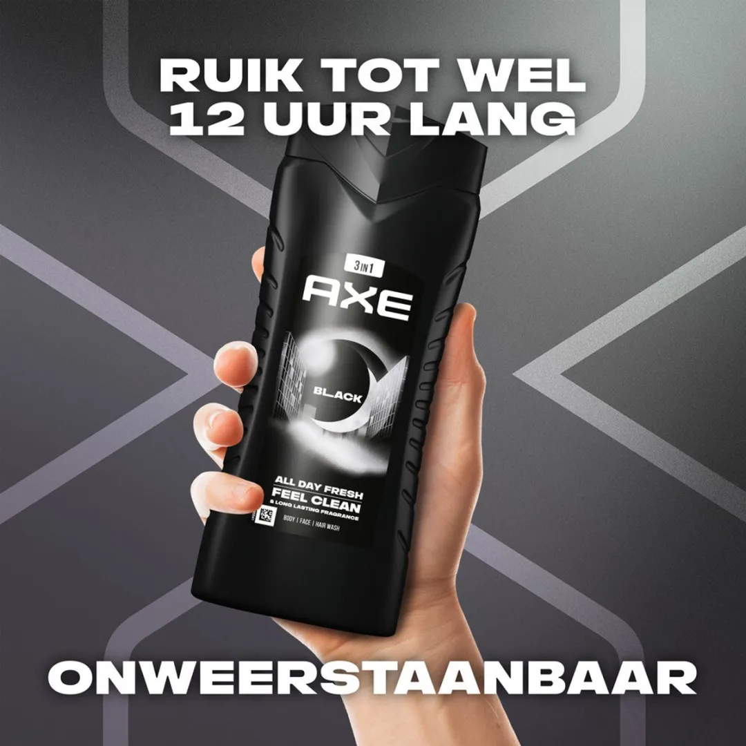 Axe 3-in-1 Douchegel Black 400ml
