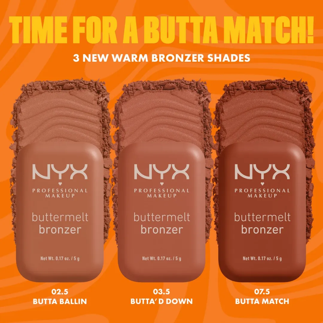 NYX Buttermelt Bronzer Butta D Down - 5g - Medium