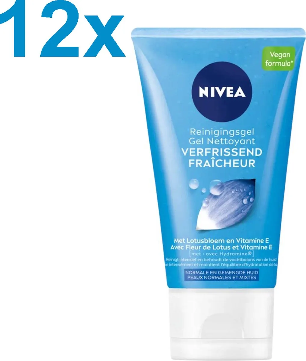 NIVEA Essentials Reinigingsgel Normale Huid 12x150ml