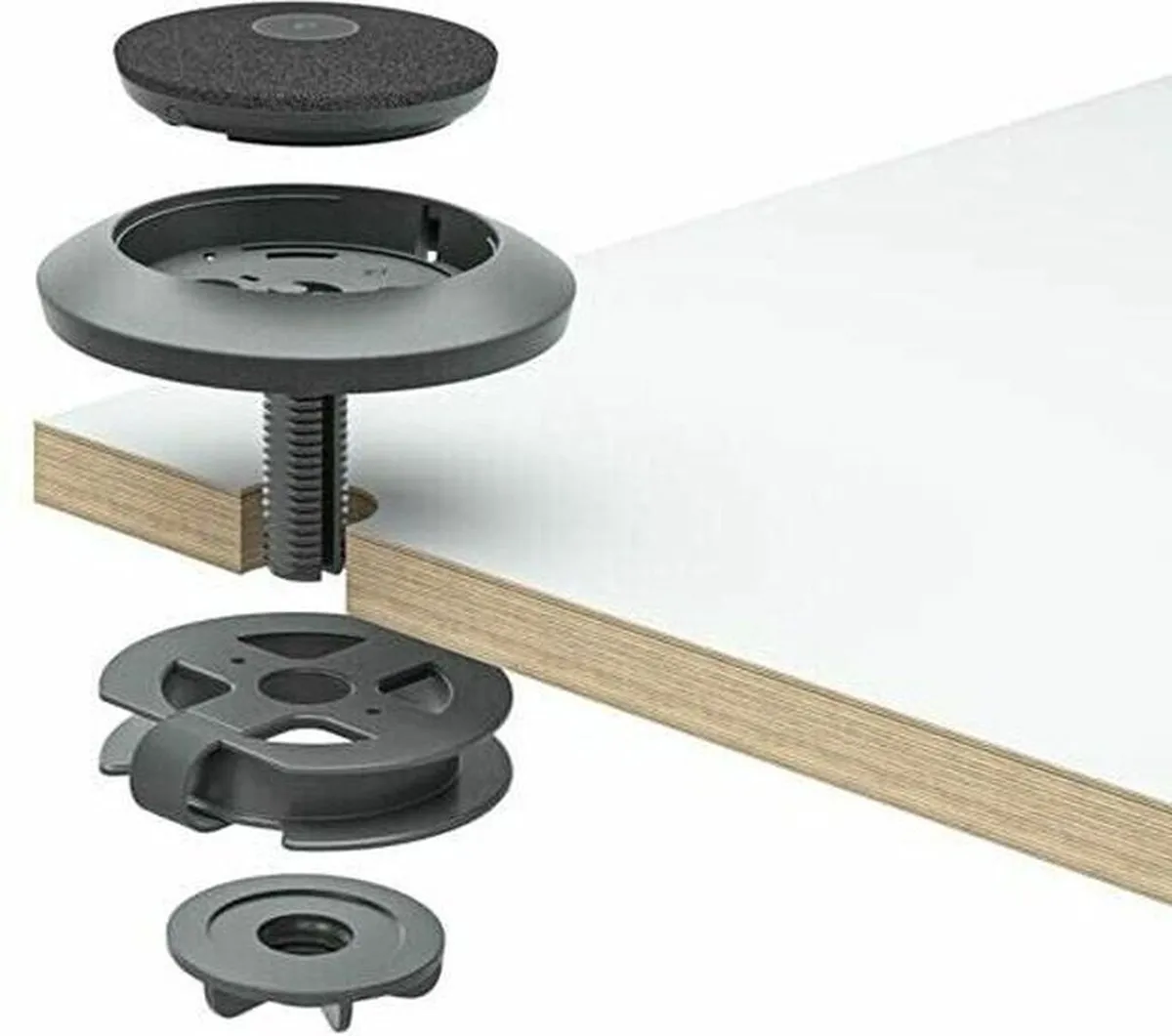 Logitech 952-000020 Videoconferentiesysteem Bevestigingsset - Zwart