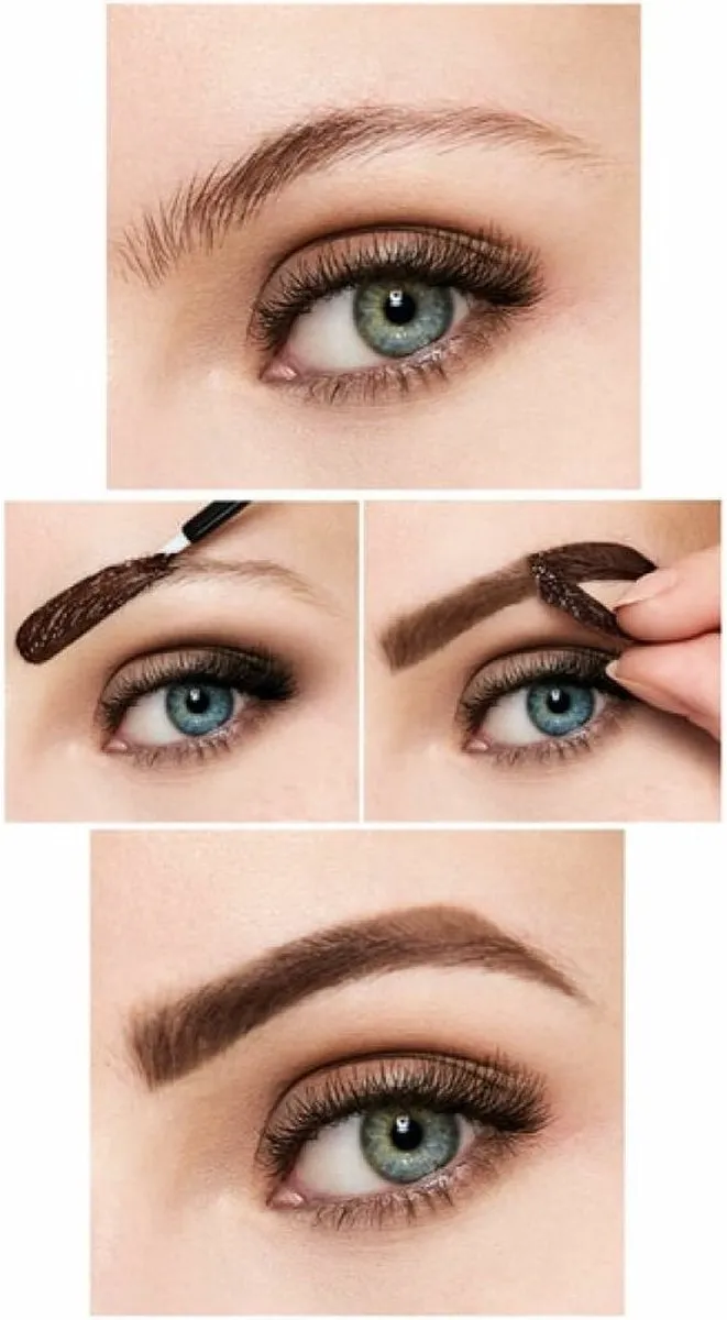 Maybelline Tattoo Brow Peel-Off Wenkbrauwgel Bruin - 3x3g