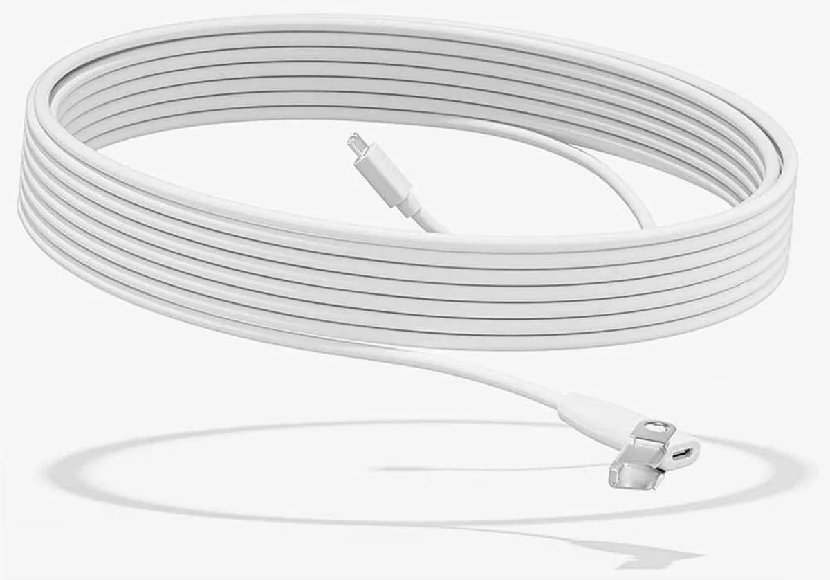 Logitech Rally Mic Pod Extension Cable 952-000047 - Wit - 10m - afbeelding 6 van 6