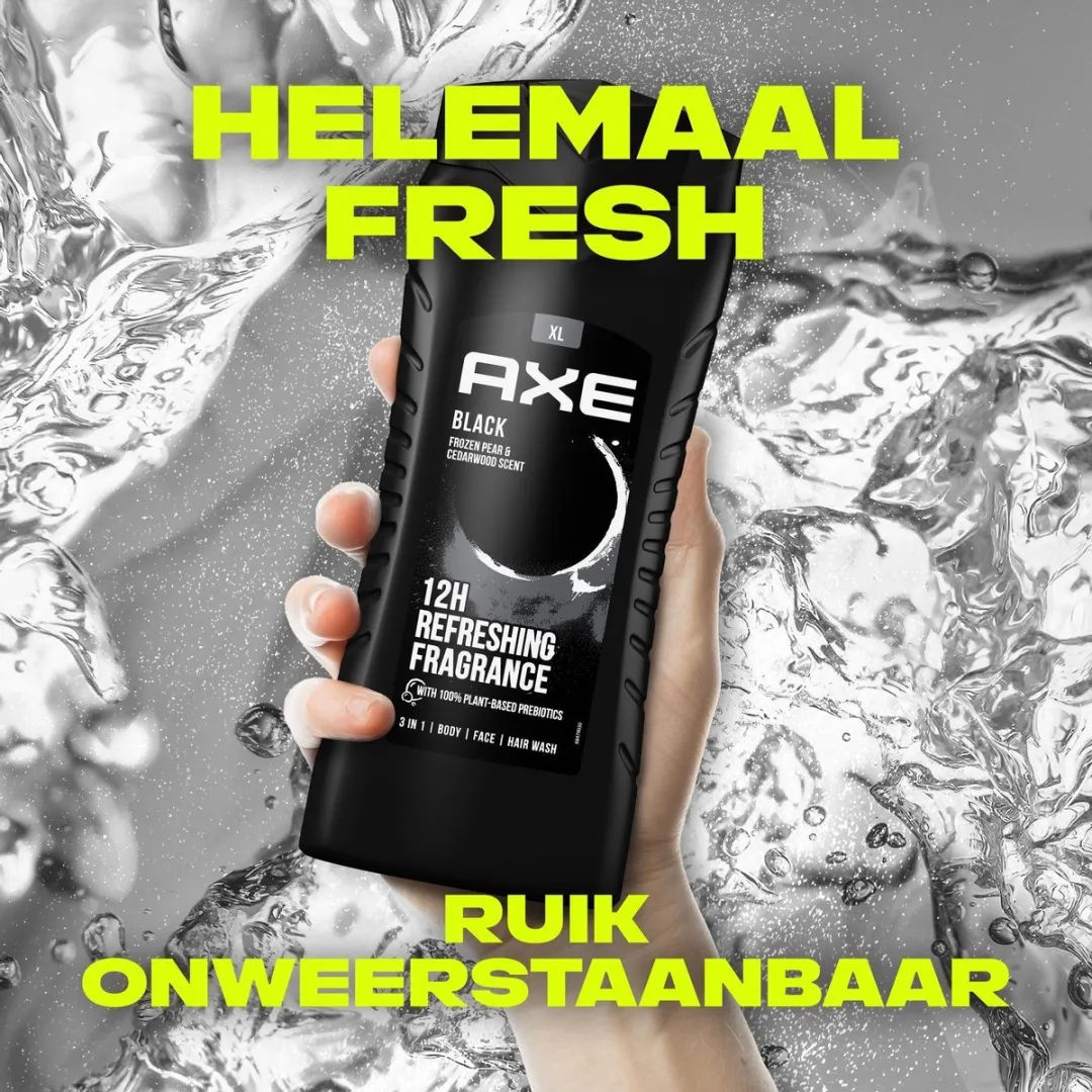 Axe Black 3-in-1 Douchegel 400ml