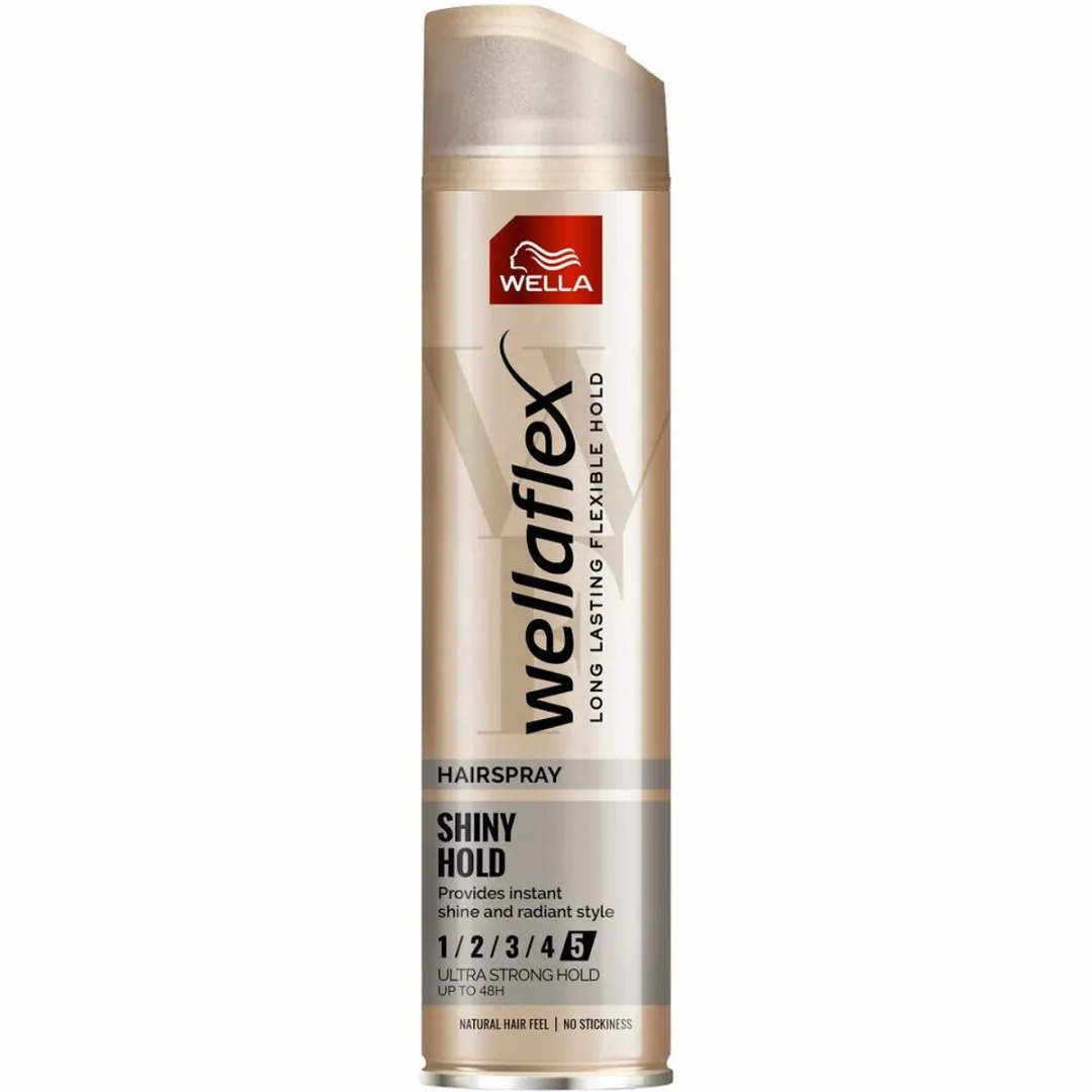 Wella Flex Haarspray Shine Ultra Strong 250ml - 3 Stuks