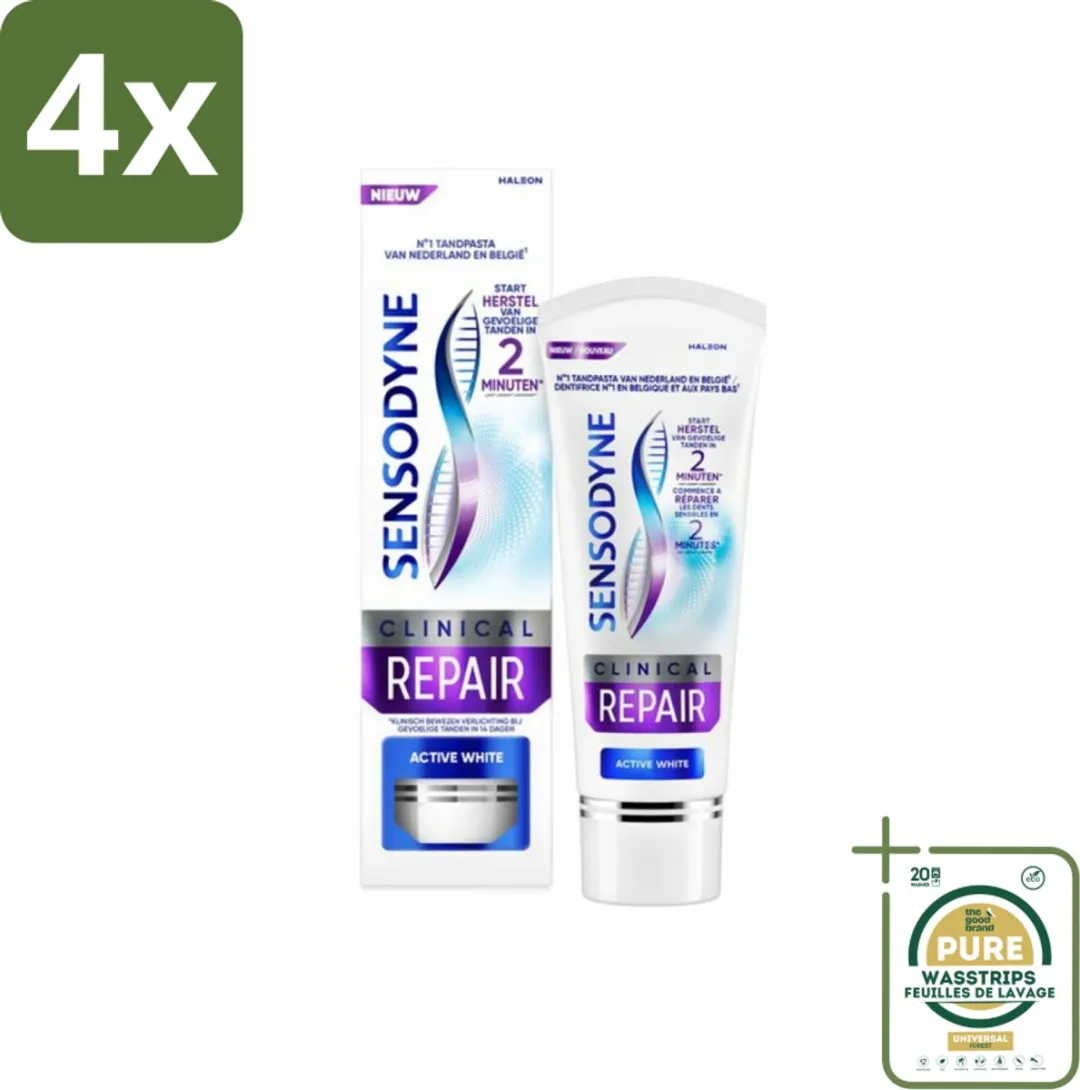 Sensodyne Clinical Repair Active White Tandpasta 75ml
