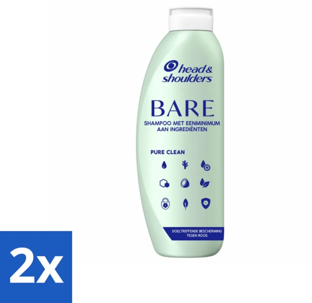 Head & Shoulders Anti-Roos Shampoo Bare Pure Clean 400ml