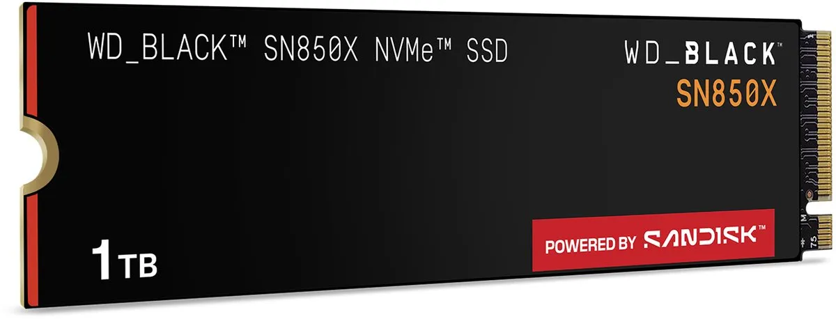 Western Digital Black SN850X WDS100T2X0E SSD - 1TB - afbeelding 6 van 6