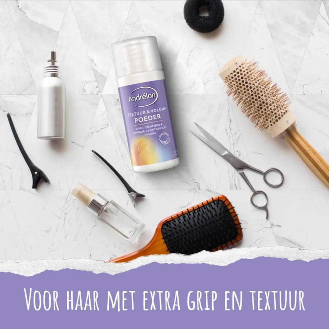 Andrélon Haarpoeder Extra Volume 7g - Paars/Wit