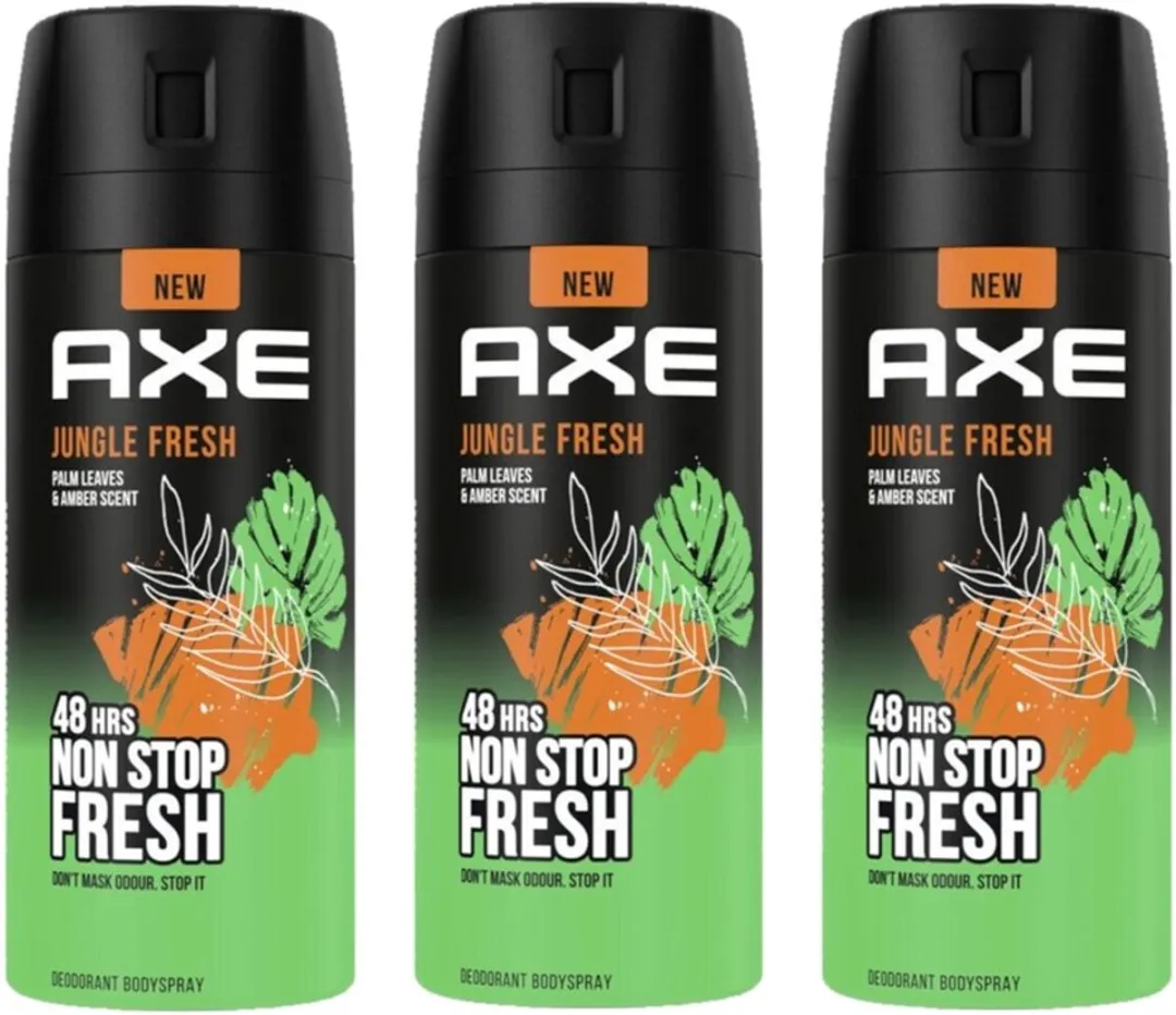 Axe Deo Spray Jungle Fresh 3x150ml