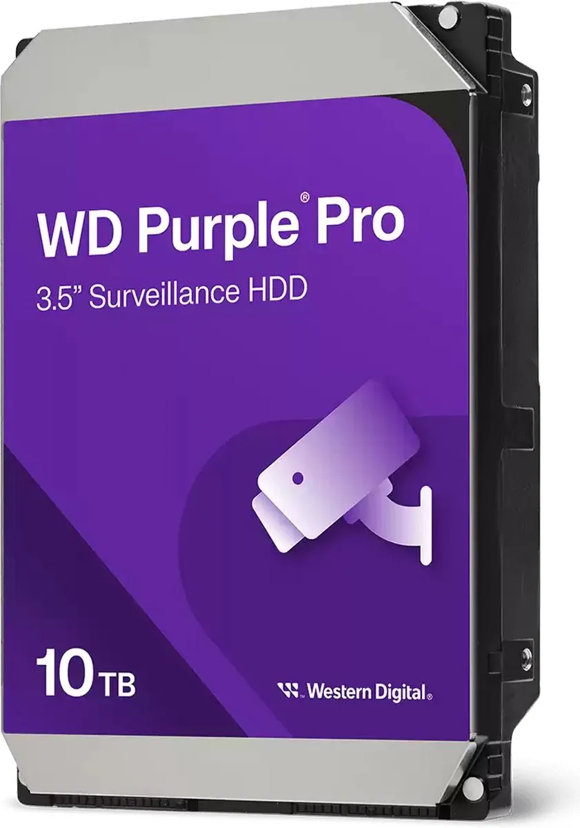 Western Digital Purple Pro WD102PURP Harde Schijf 10TB