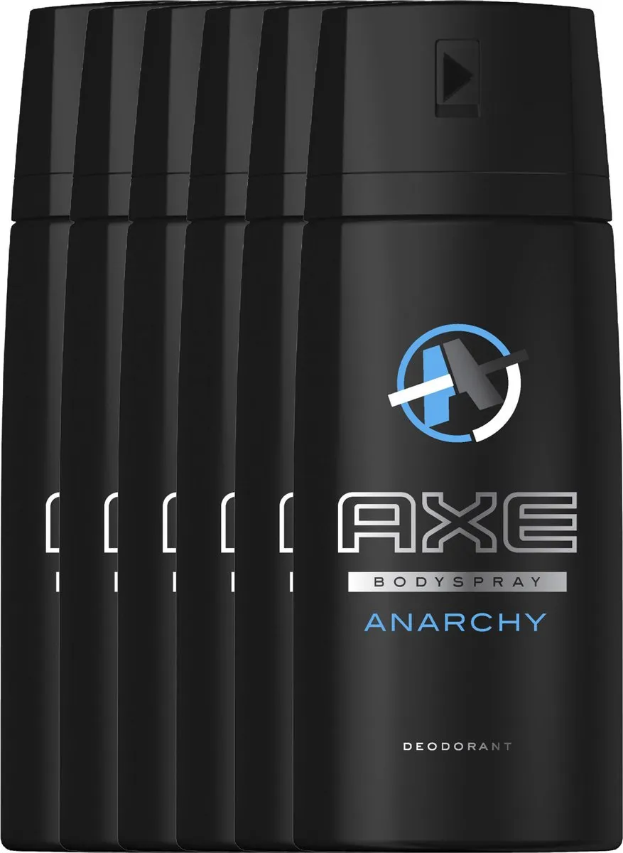 Axe Anarchy Deodorant - 6x150ml Voordeelverpakking