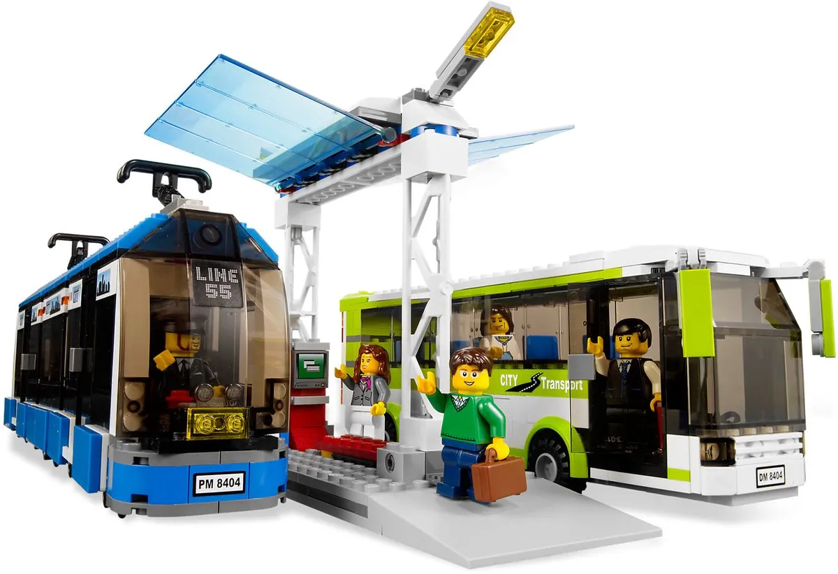 LEGO City Transport Station 8404 - 864 Stukken - Multicolor - afbeelding 3 van 6