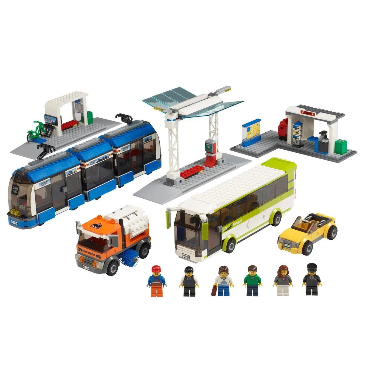LEGO City Transport Station 8404 - 864 Stukken - Multicolor - afbeelding 5 van 6