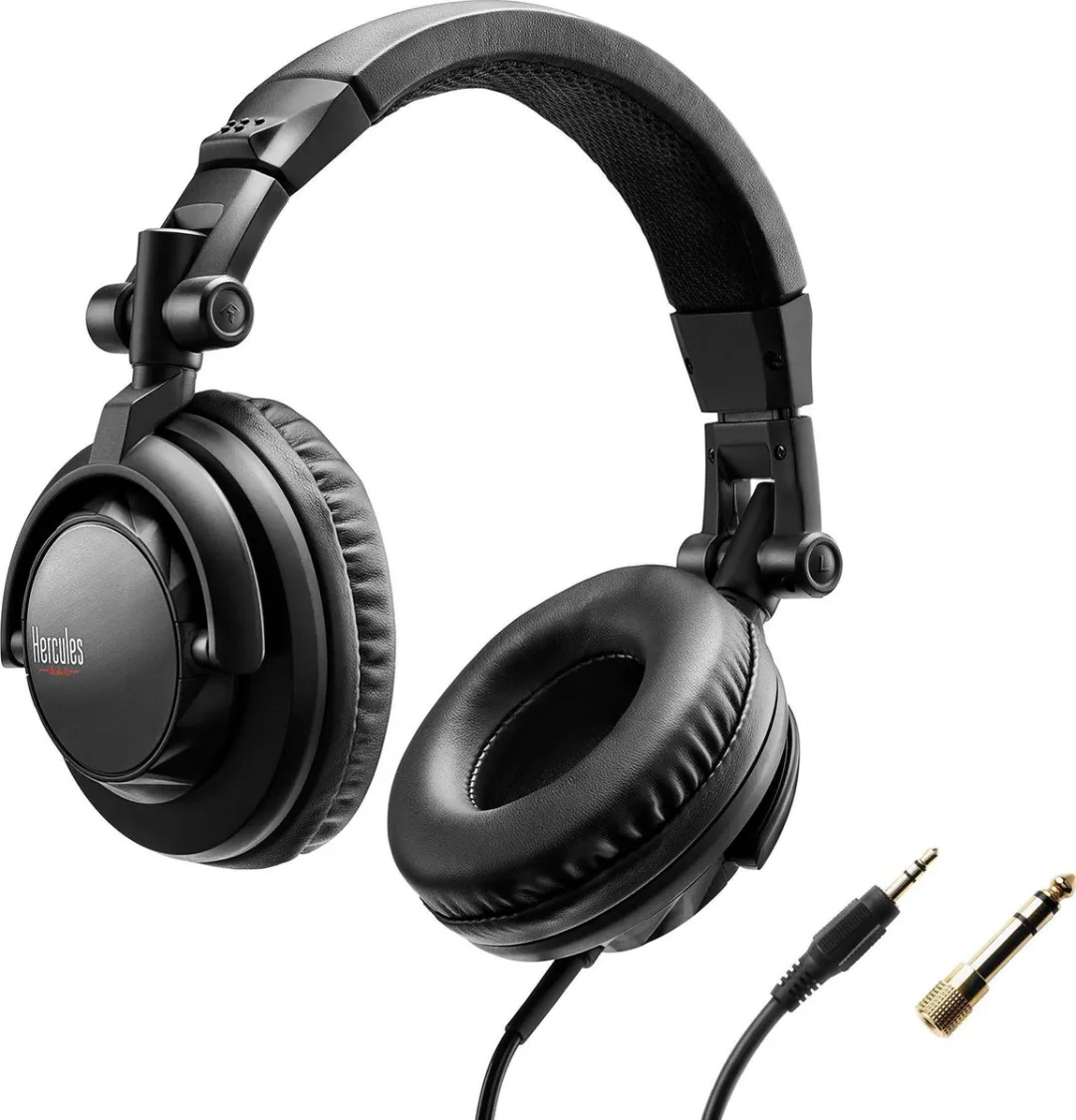 Hercules HDP DJ45 Bedrade DJ Koptelefoon - 95dB - Zwart