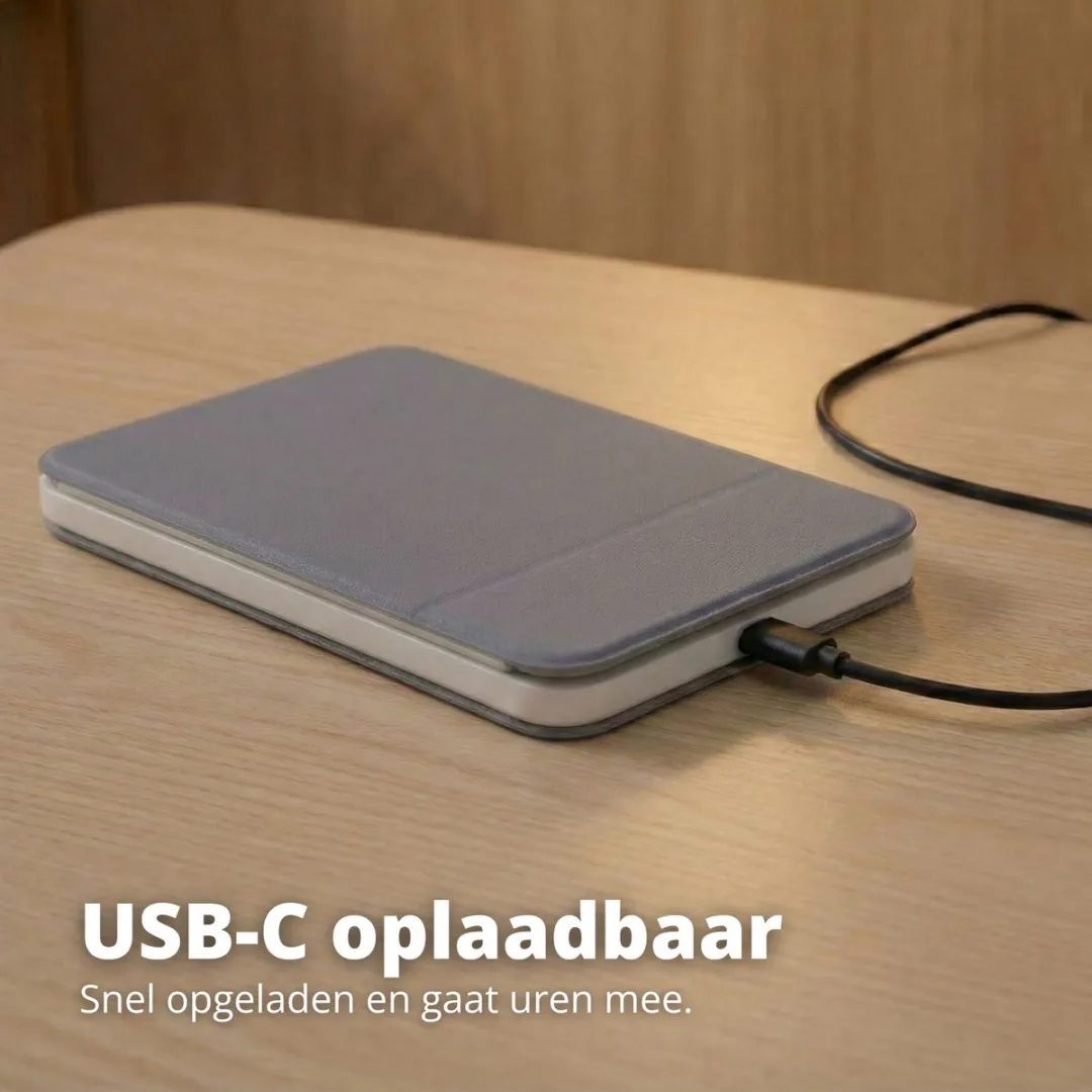 FlinQ Make-up Spiegel met LED Verlichting - Grijs