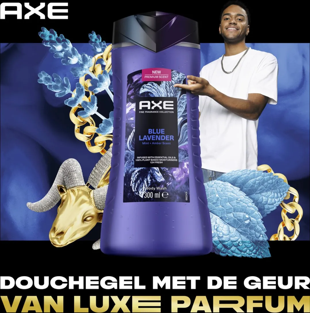 Axe Blue Lavender Douchegel - 6x300ml