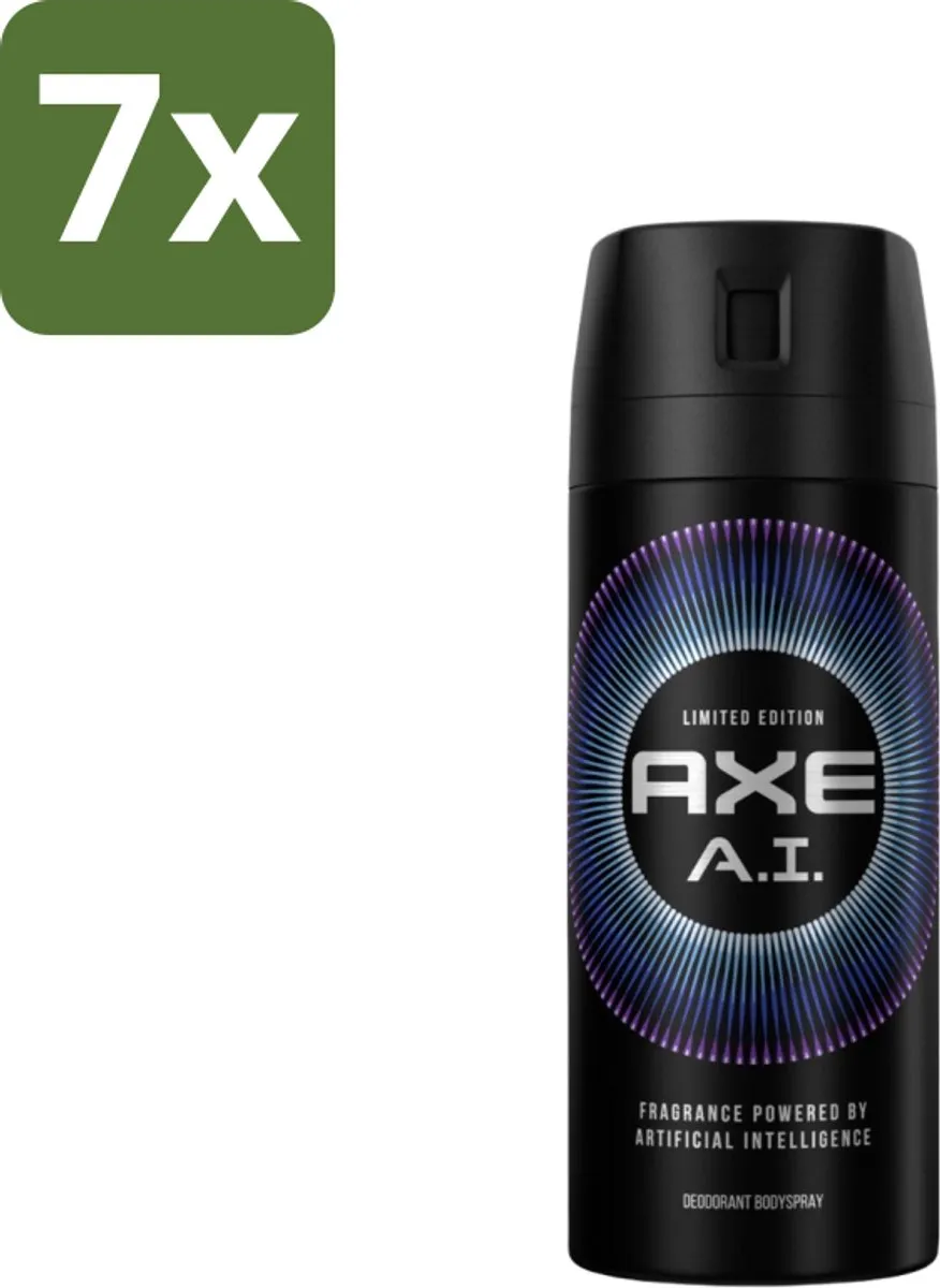 Axe Limited Edition Deodorant Bodyspray A.I. 150ml - 7 Stuks