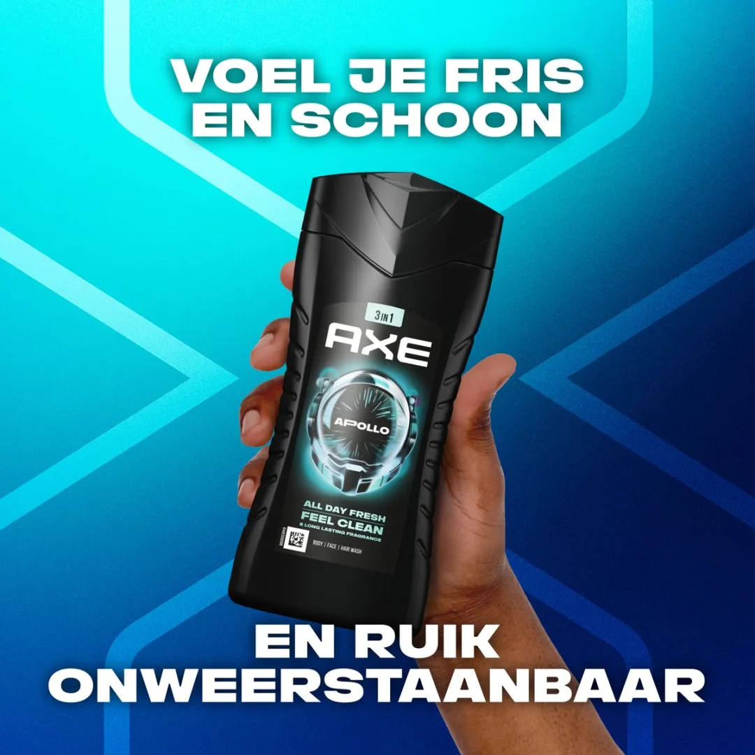 Axe Apollo 3-in-1 Douchegel - 6x250ml