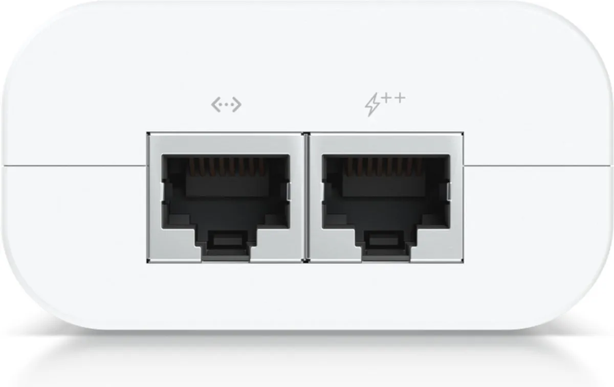 Ubiquiti U-PoE++ PoE-adapter 60W - Wit