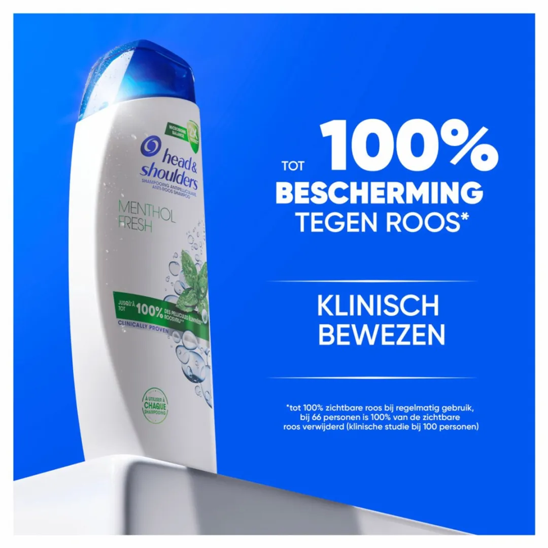Head & Shoulders Menthol Fresh Shampoo 300ml - afbeelding 5 van 5