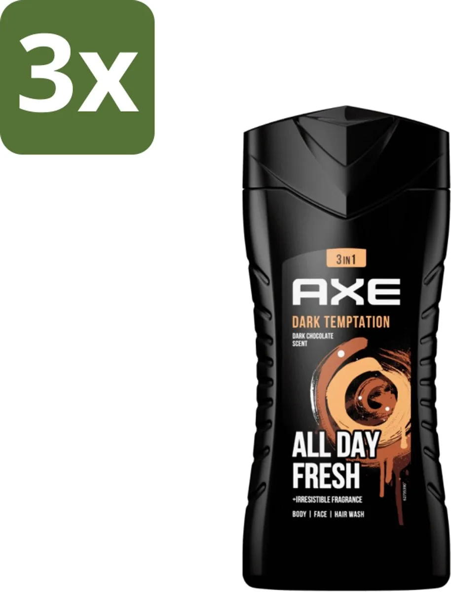 Axe Dark Temptation 3-in-1 Douchegel 750ml (3x250ml)