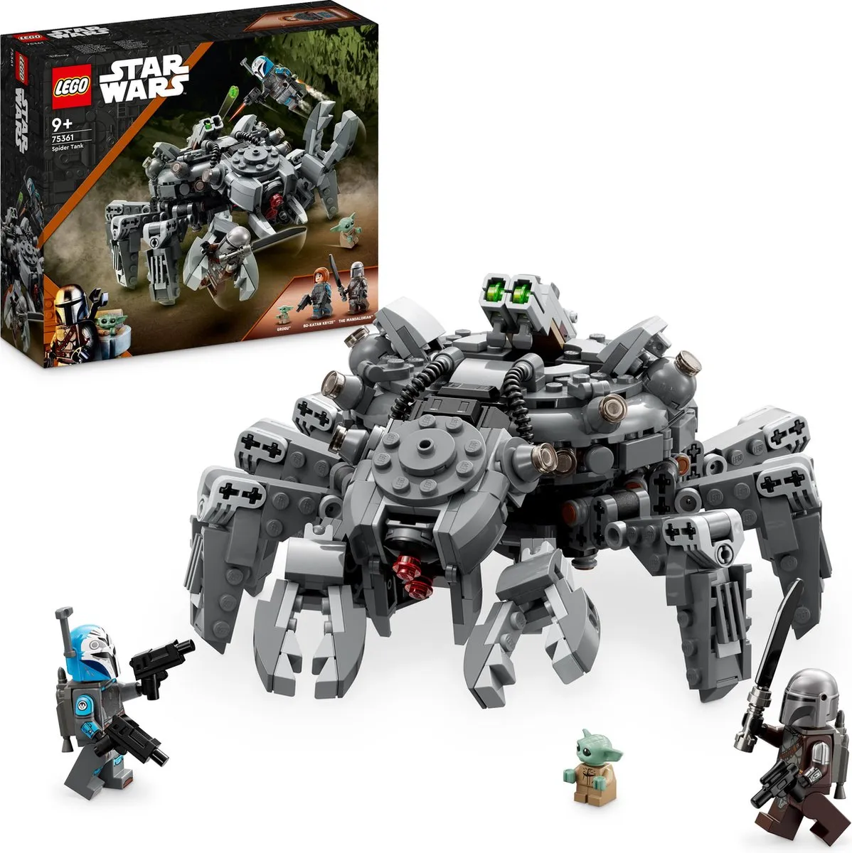 LEGO Star Wars The Mandalorian Spider Tank 75361 - 526 Stukken
