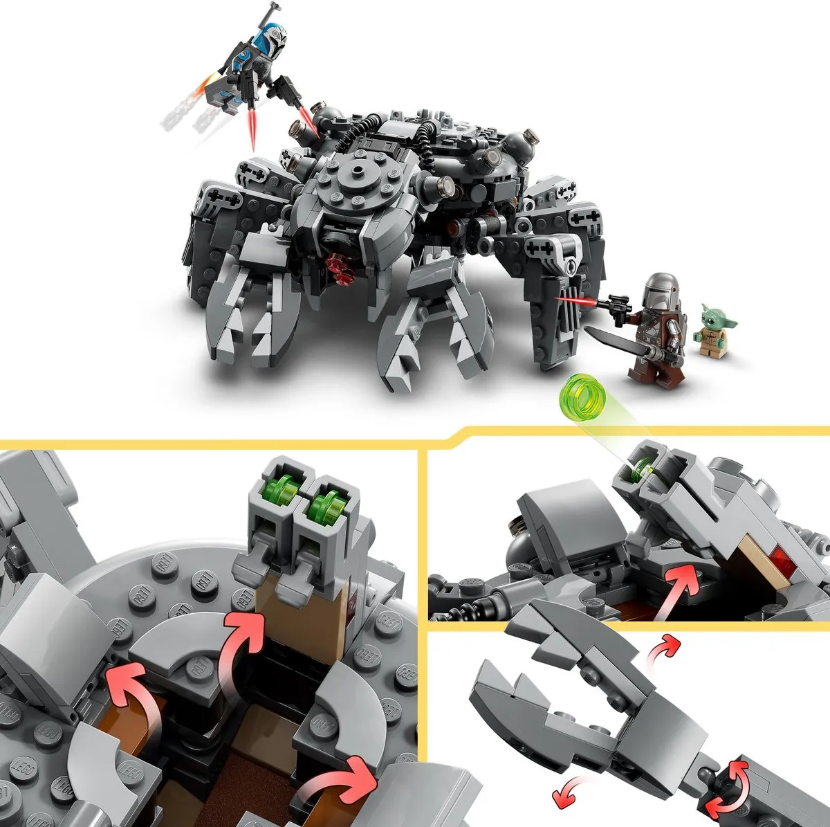 LEGO Star Wars The Mandalorian Spider Tank 75361 - 526 Stukken - afbeelding 6 van 6