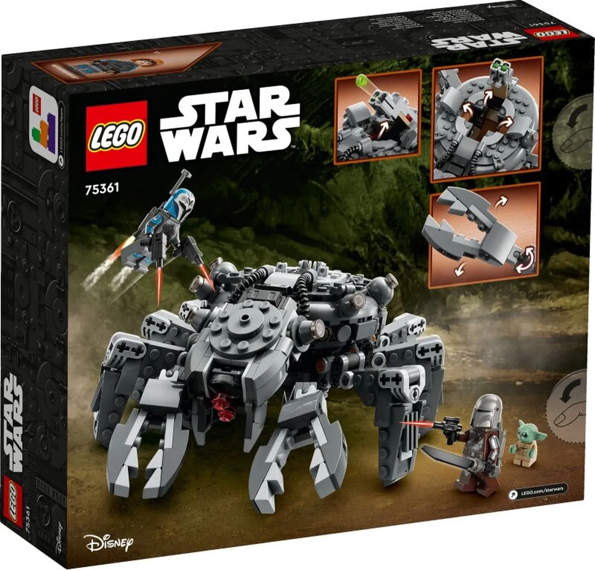 LEGO Star Wars The Mandalorian Spider Tank 75361 - 526 Stukken