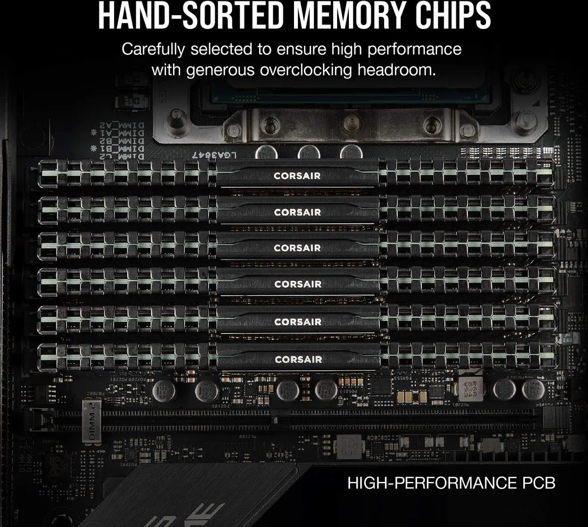 Corsair Vengeance LPX CMK64GX4M2E3200C16 DDR4 Geheugen - 64GB (2x32GB) - 3200MHz