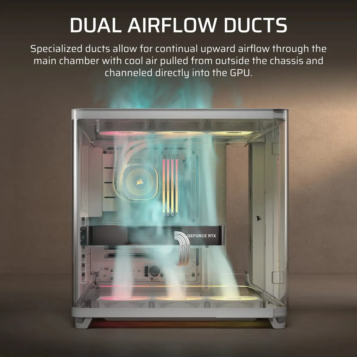 Corsair AIR 5400 RS-R ARGB Midi Tower - Wit - afbeelding 6 van 6