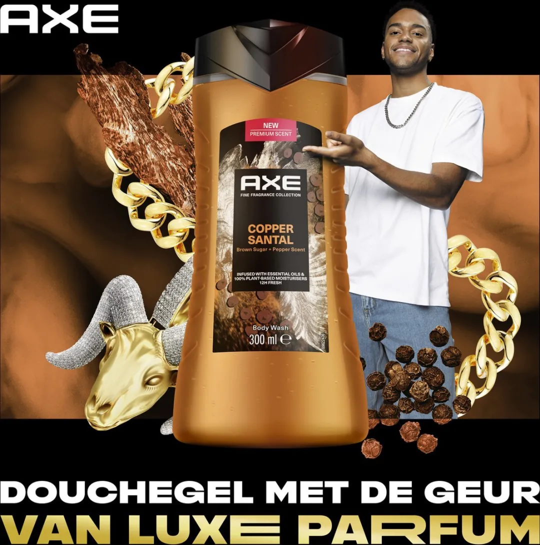 Axe Copper Santal Douchegel - 12x300ml