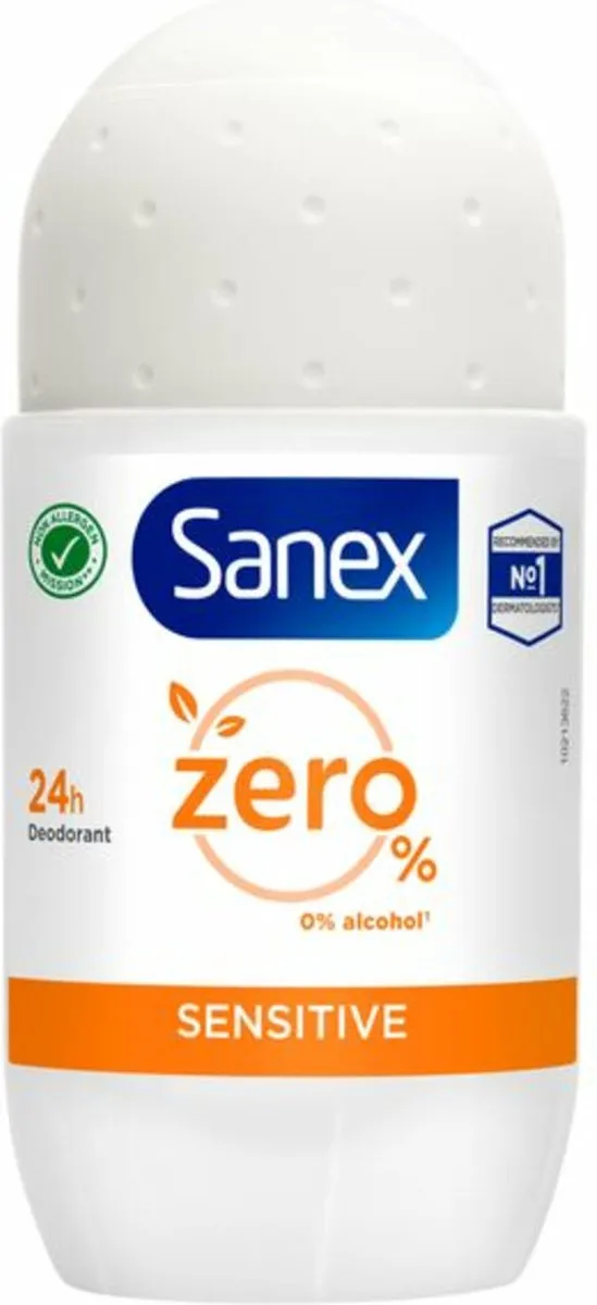 Sanex Deodorant Roller Zero% Sensitive Skin