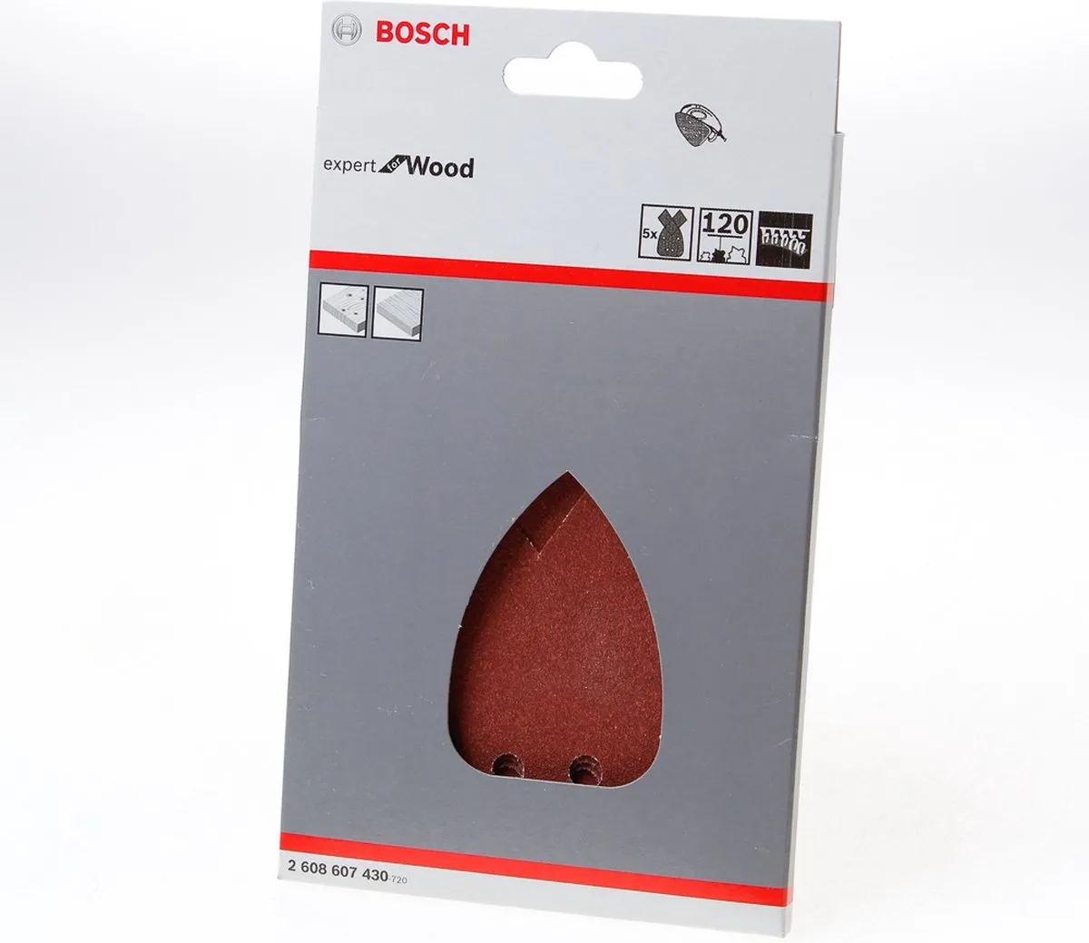 Bosch 5-delige Schuurbladenset 120