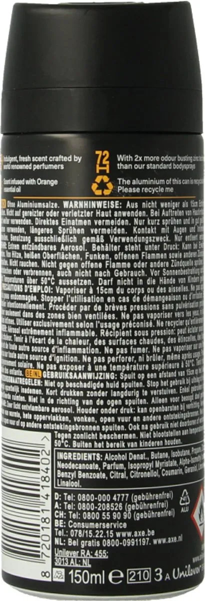 Axe Black Vanilla Deo Spray 150ml
