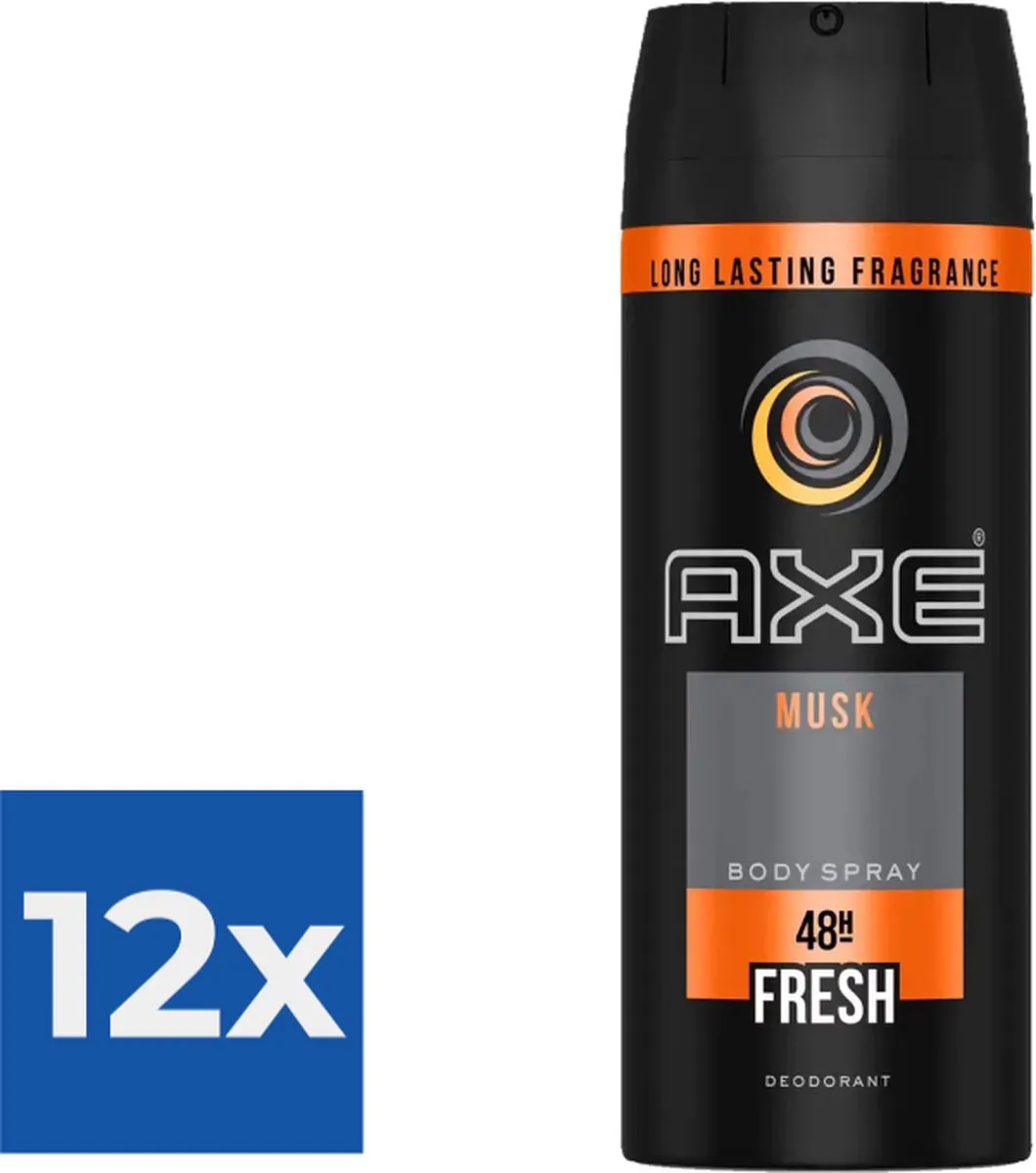 Axe Musk Deospray 150ml - 12 Stuks - afbeelding 2 van 3