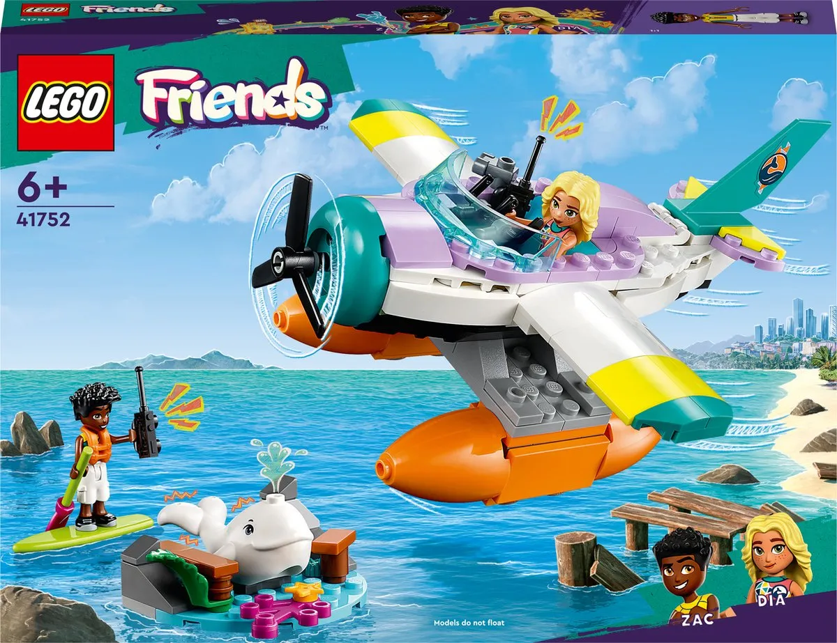 LEGO Friends Reddingsvliegtuig op zee 41752