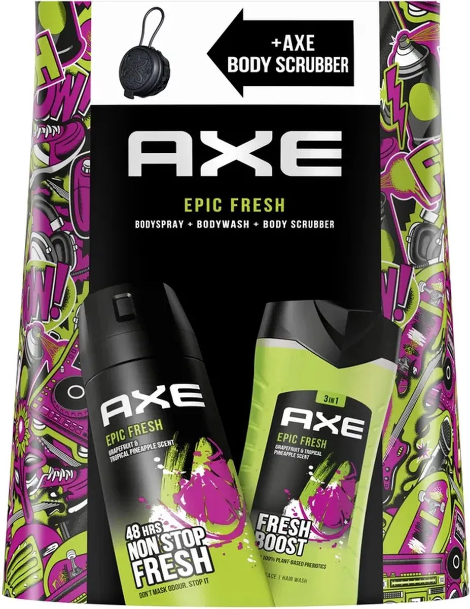 Axe Epic Fresh+ Body Scrubber