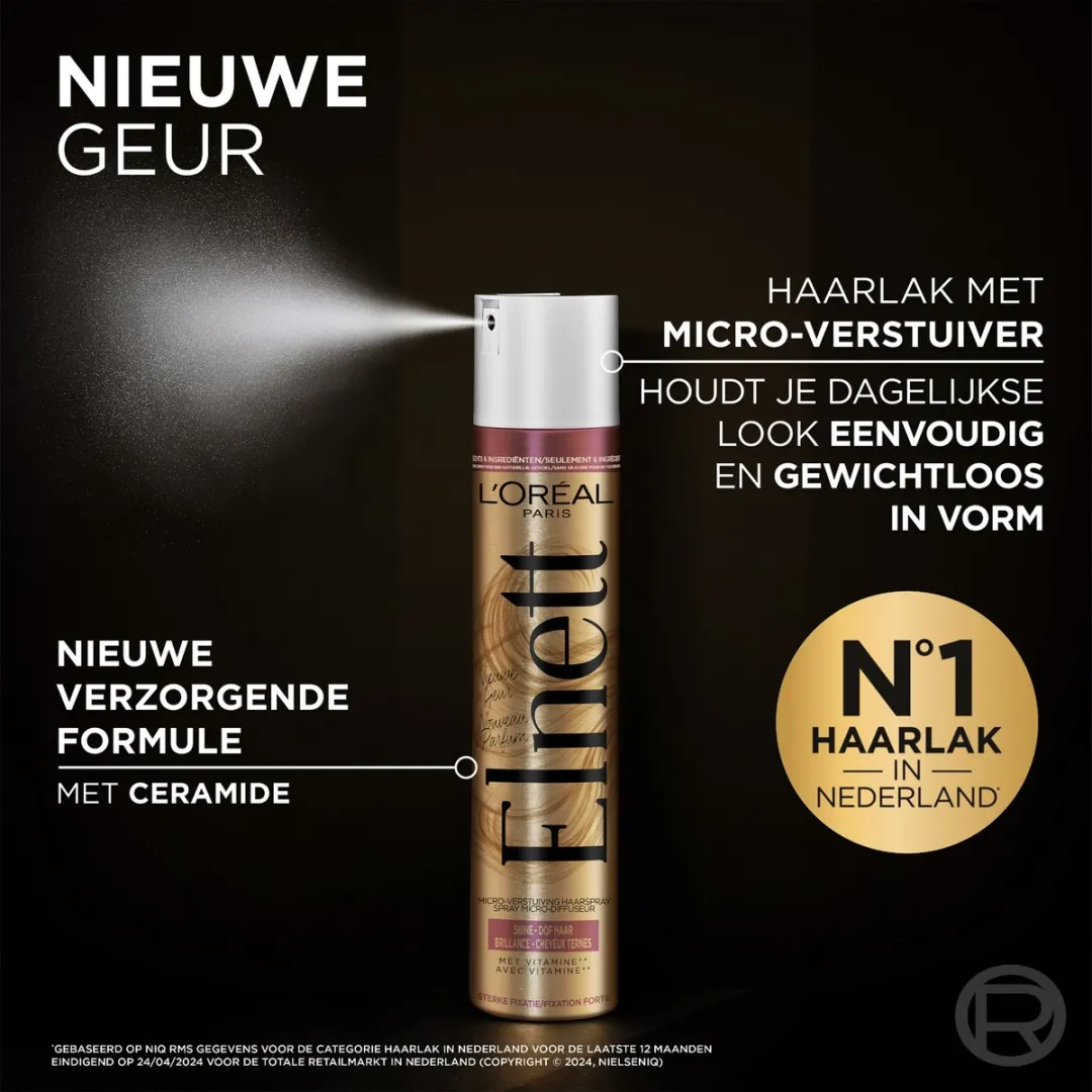 L'Oréal Paris Elnett Shine Haarlak 200ml