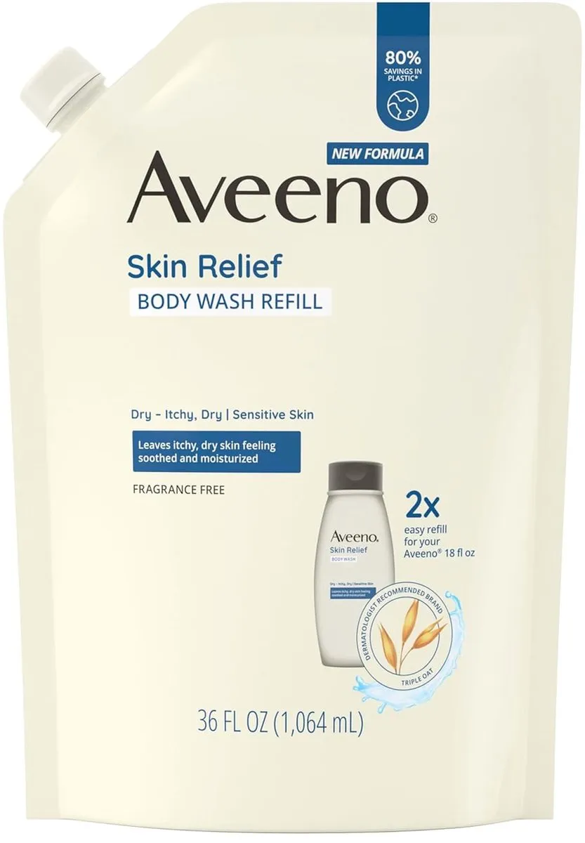 Aveeno Skin Relief Body Wash Navulling 1064ml